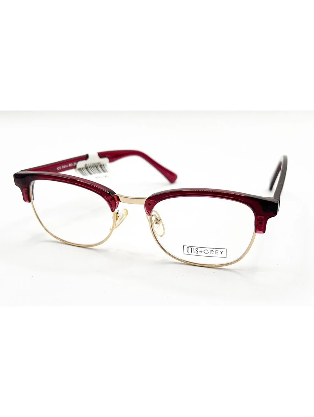 Otis Grey Og 7014 Rd Red Gold Authentic Eyeglasses 50-19-142